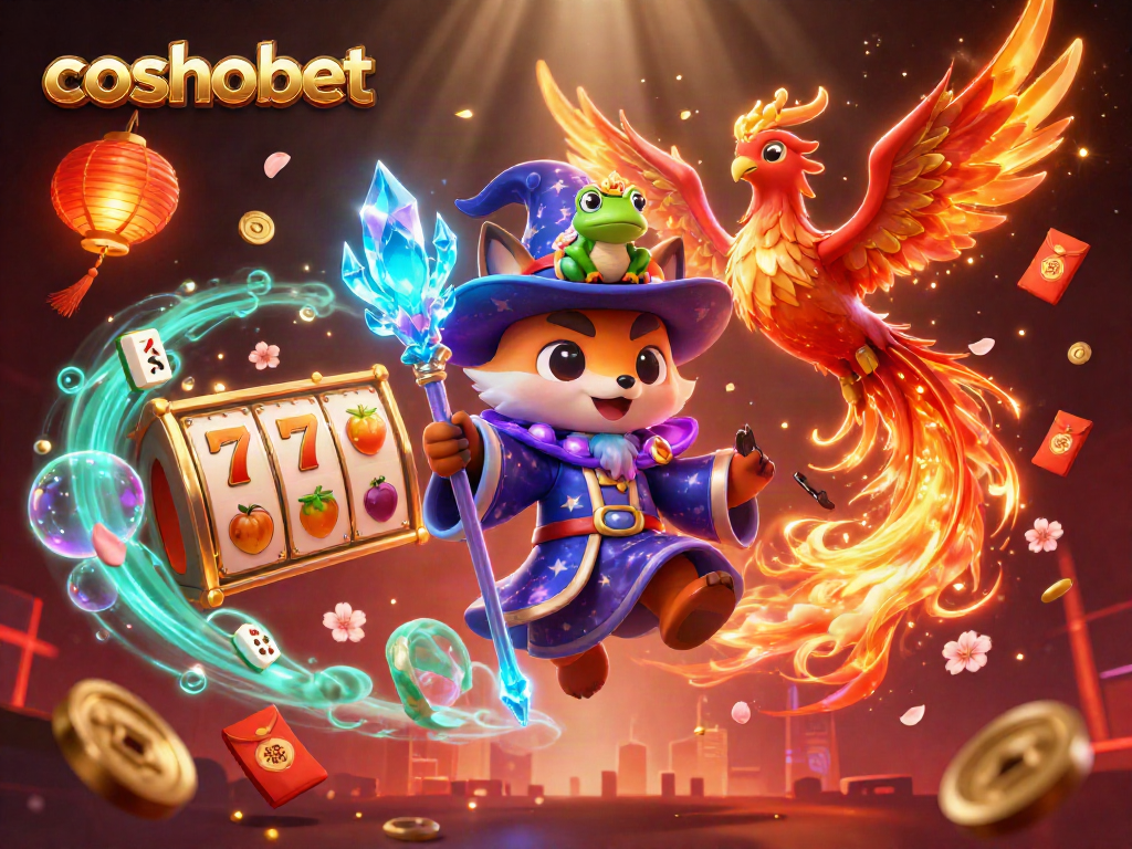 Play casino games at cosmobet with a magical mystical design featuring vibrant characters.