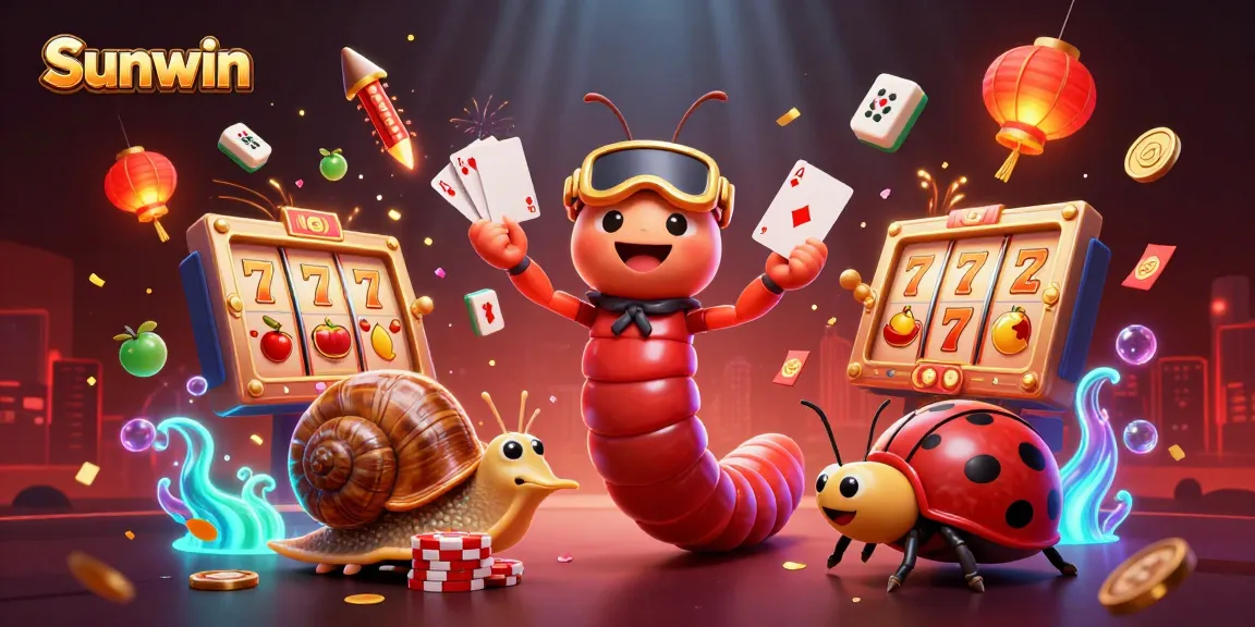 Experience exciting gameplay at Sunwin with vibrant characters and a bustling casino atmosphere